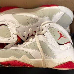 Jordan Athletic Shoes - White and Red